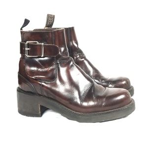 Free Lance Brown Leather Boots